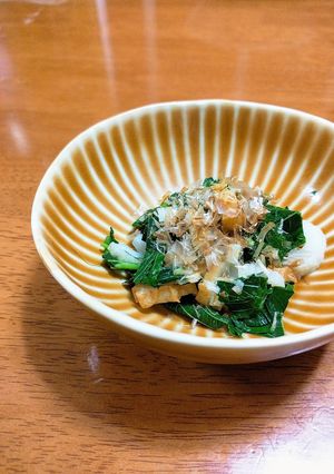 簡単小鉢☆モロヘイヤと竹輪の和え物-レシピのメイン写真