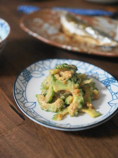 ゴーヤのくるみ味噌和え-レシピのメイン写真