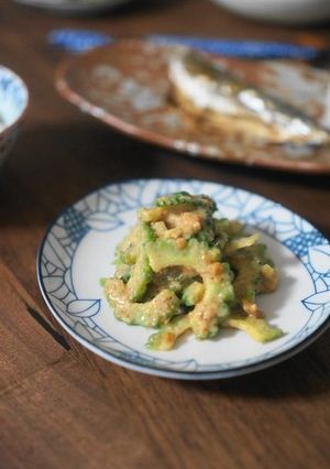 ゴーヤのくるみ味噌和え-レシピのメイン写真