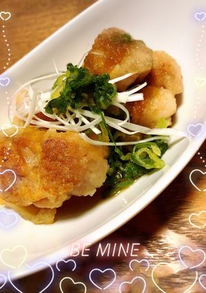 鶏肉で簡単！揚げ鳥おろしポン酢♡-レシピのメイン写真