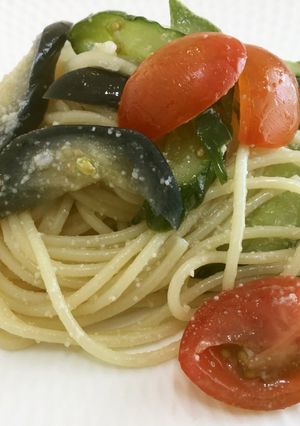 ササッと☆ぬか漬けとチーズの冷製パスタ-レシピのメイン写真