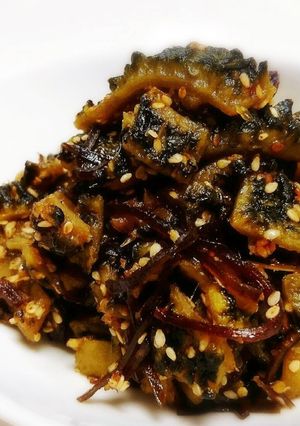 【大量消費常備菜】ゴーヤと塩こぶの佃煮♪-レシピのメイン写真