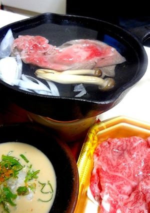 スキレットdeおひとりさまの牛しゃぶ-レシピのメイン写真
