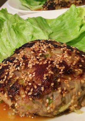 レタスの大量消費に！レタスハンバーグ-レシピのメイン写真