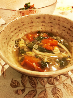 夏野菜とセロリのスープ-レシピのメイン写真