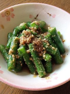 インゲンのごま和え-レシピのメイン写真