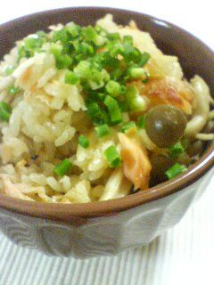 バター香る★鮭ときのこの炊き込みご飯-レシピのメイン写真