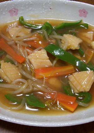 イカと野菜の中華あん-レシピのメイン写真