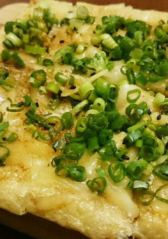 簡単・美味しい♪油揚げのねぎチーズ焼き-レシピのメイン写真