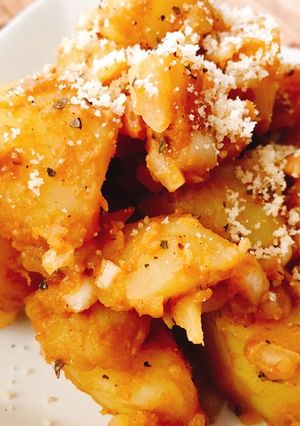 カレー風味の粉ふきいも-レシピのメイン写真