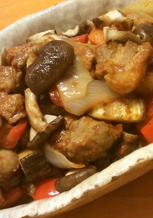 黒酢と生姜の効いた酢豚-レシピのメイン写真