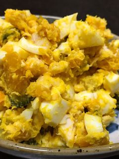かぼちゃの煮物*ずぼらリメイクサラダ-レシピのメイン写真