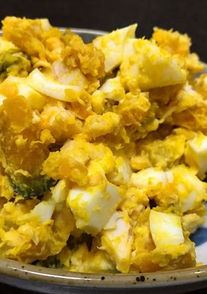 かぼちゃの煮物＊ずぼらリメイクサラダ-レシピのメイン写真