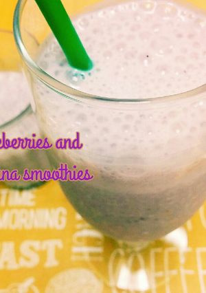 簡単☆ブルーベリーとバナナのスムージー-レシピのメイン写真
