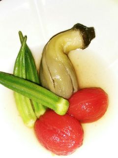 夏の煮浸し、油は使いません-レシピのメイン写真