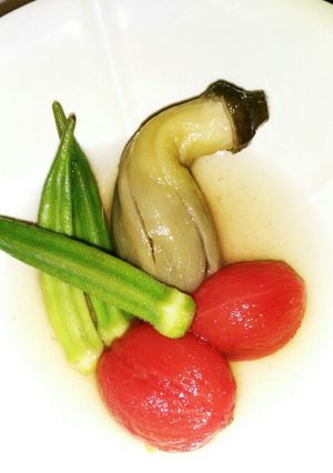 夏の煮浸し、油は使いません-レシピのメイン写真