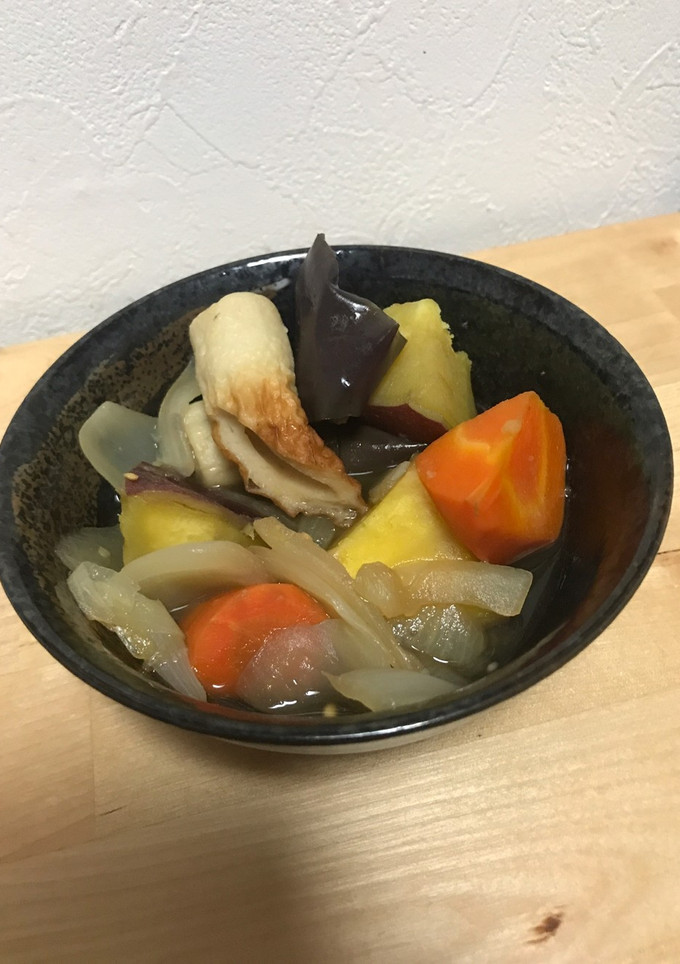 ナスとちくわの甘露煮-レシピのメイン写真