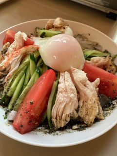 焼きそば麺で〜お一人様冷やし中華♪-レシピのメイン写真