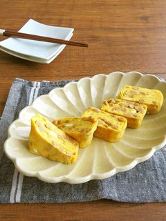 簡単アレンジ卵焼き☆納豆の出汁巻き卵-レシピのメイン写真