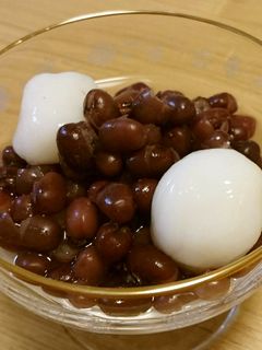 丹波大納言小豆の冷やしぜんざい-レシピのメイン写真