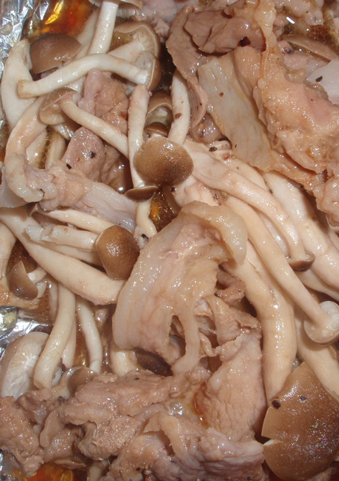 豚肉ときのこのホイル焼き-レシピのメイン写真