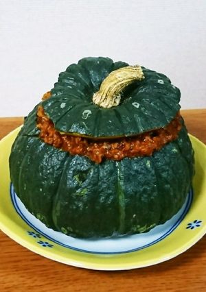 美肌に ひんやり カボチャの肉詰め-レシピのメイン写真