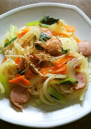 ★簡単絶品本格的♪そうめんチャンプルー-レシピのメイン写真