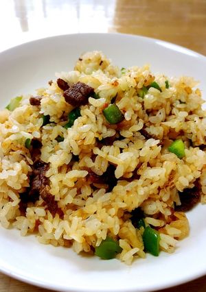 ステーキチャーハン-レシピのメイン写真