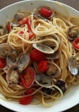 ミニトマトとアサリのパスタ-レシピのメイン写真