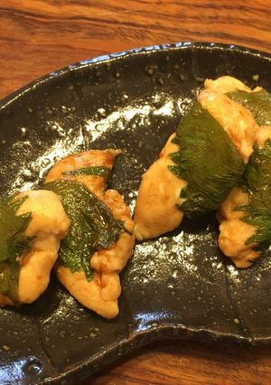 ご飯に合う！梅しそささみ！-レシピのメイン写真