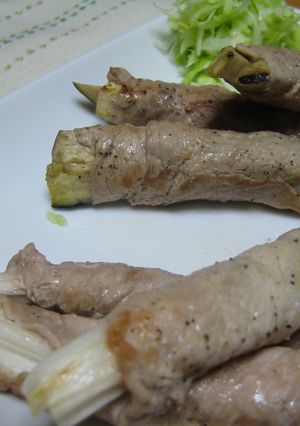 和風？洋風？アンチョビ入り肉巻き♡♥-レシピのメイン写真