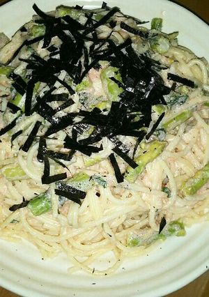 アスパラとタラコの冷製パスタ-レシピのメイン写真