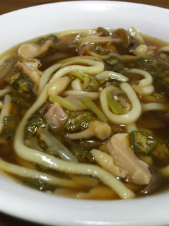 ドライオクラのピリ辛チキン南蛮うどん-レシピのメイン写真