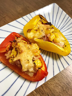 ささっと パプリカのチーズ焼き-レシピのメイン写真