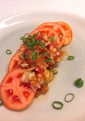 トマトと玉ねぎの胡麻風味ドレッシング-レシピのメイン写真