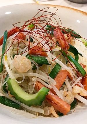 スパムとゴーヤの塩焼きビーフン-レシピのメイン写真