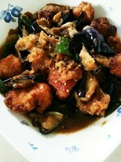 なすと鶏むね肉の揚げびたし-レシピのメイン写真