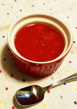 トマト缶で簡単♪トマトゼリー～☆-レシピのメイン写真