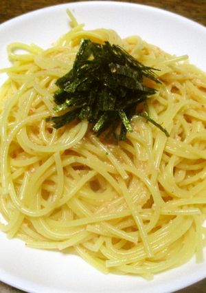 おひとりさまの暑い日でも食べれる明太スパ-レシピのメイン写真