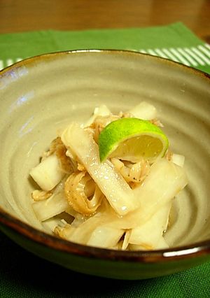 大根とホタテの和え物-レシピのメイン写真