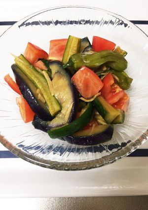 夏野菜の揚げ浸し-レシピのメイン写真