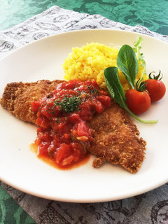 豚肉カツレツトマトソース添え-レシピのメイン写真