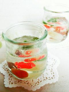 ひんやり冷たい♡金魚の錦玉かん-レシピのメイン写真