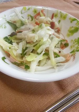 梅干し入り☆キャベツの和え物-レシピのメイン写真