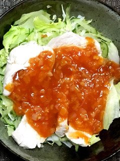 茹で鶏のチリソース-レシピのメイン写真