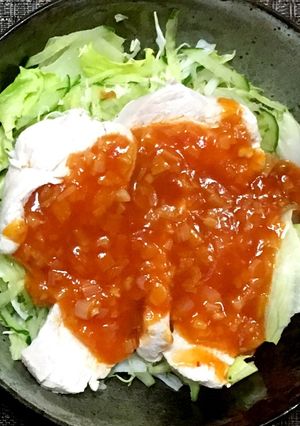 茹で鶏のチリソース-レシピのメイン写真
