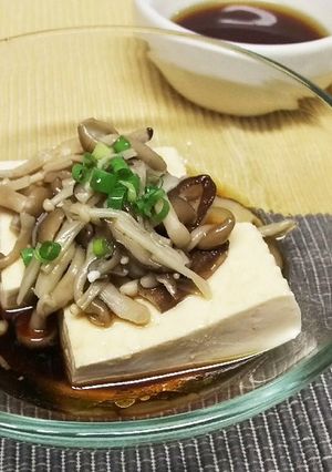 さっぱり~きのこと豆腐の冷奴-レシピのメイン写真