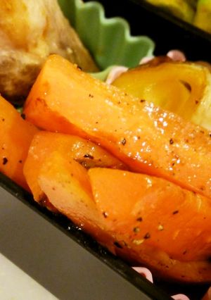 切って焼くだけ！人参のオリーブオイル焼き-レシピのメイン写真