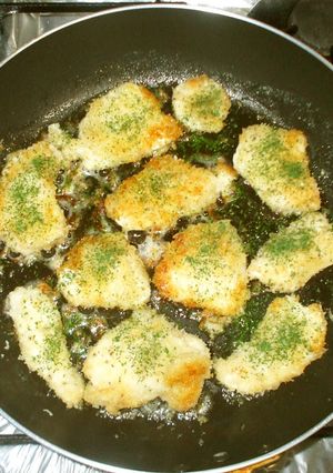 鶏むね肉のパン粉焼き♪マヨネーズ焼き-レシピのメイン写真