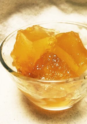 旬の味☆梅ジュースで梅ゼリー-レシピのメイン写真
